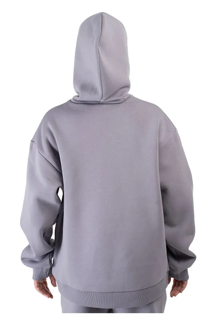 Толстовка с капюшоном 9004 W Logo BRUSH grey OS