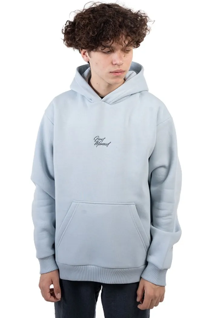 Толстовка капюшон/выш 9000 U Logo BRUSH lt.grey OS