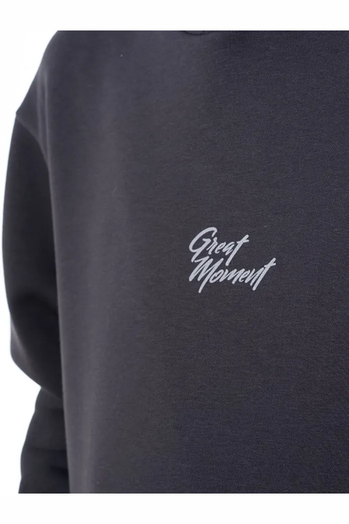 Толстовка 8802 Unisex BRUSH dk.grey OS