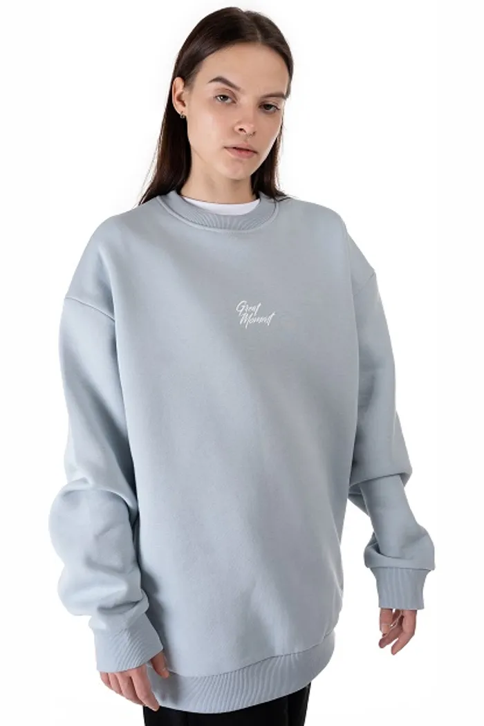 Толстовка 8802 Unisex BRUSH lt.grey OS