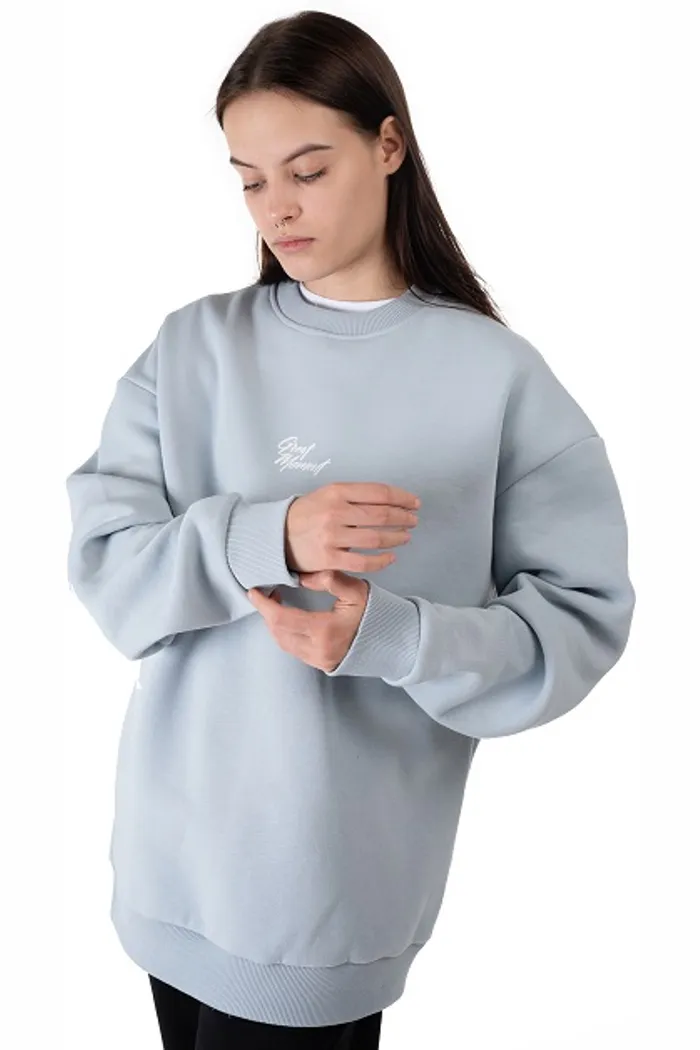 Толстовка 8802 Unisex BRUSH lt.grey OS