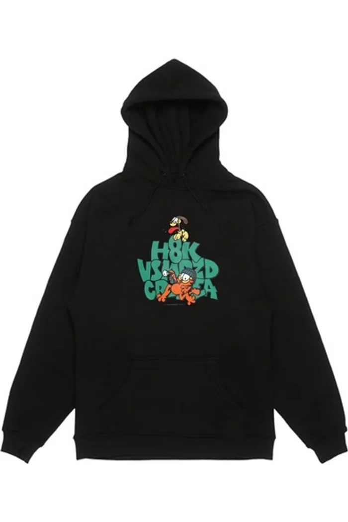 Худи "Гарфилд", черный