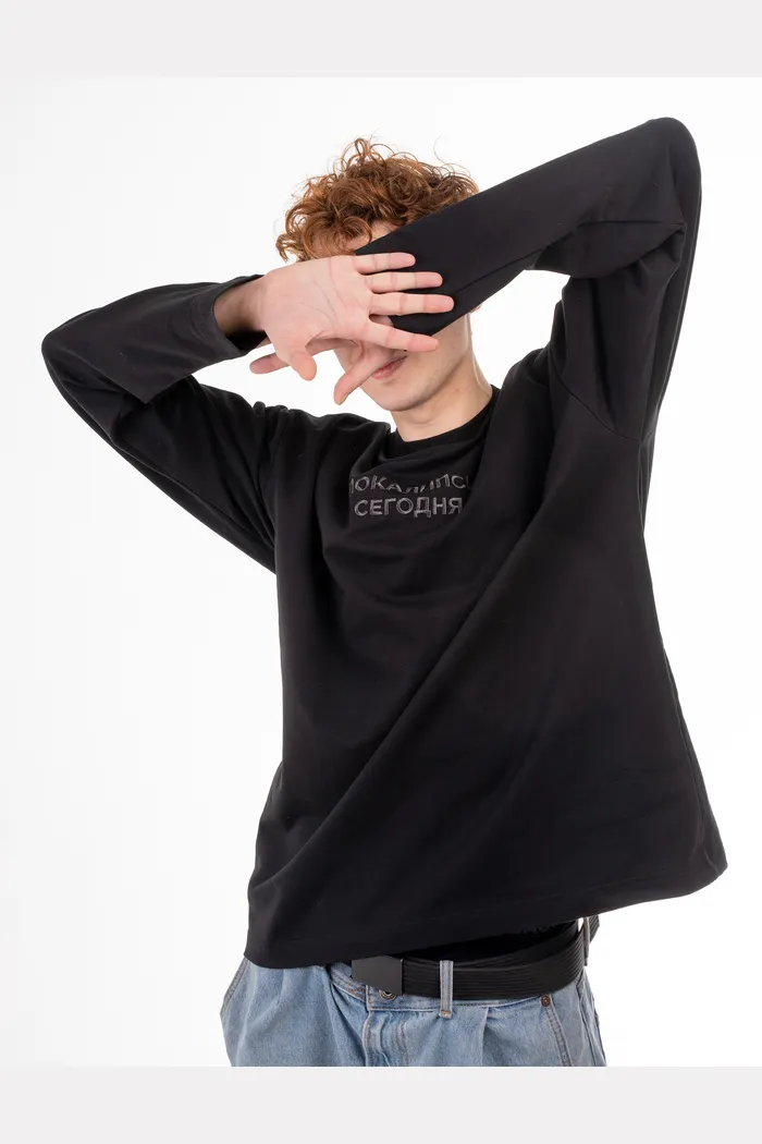 Футболка дл.рукав/выш Апокалипсис blk man