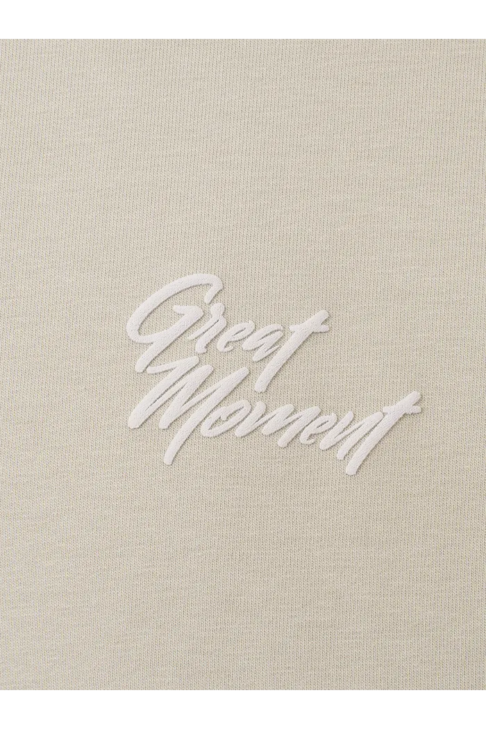 Футболка Great Moment 602 серо-бежевая