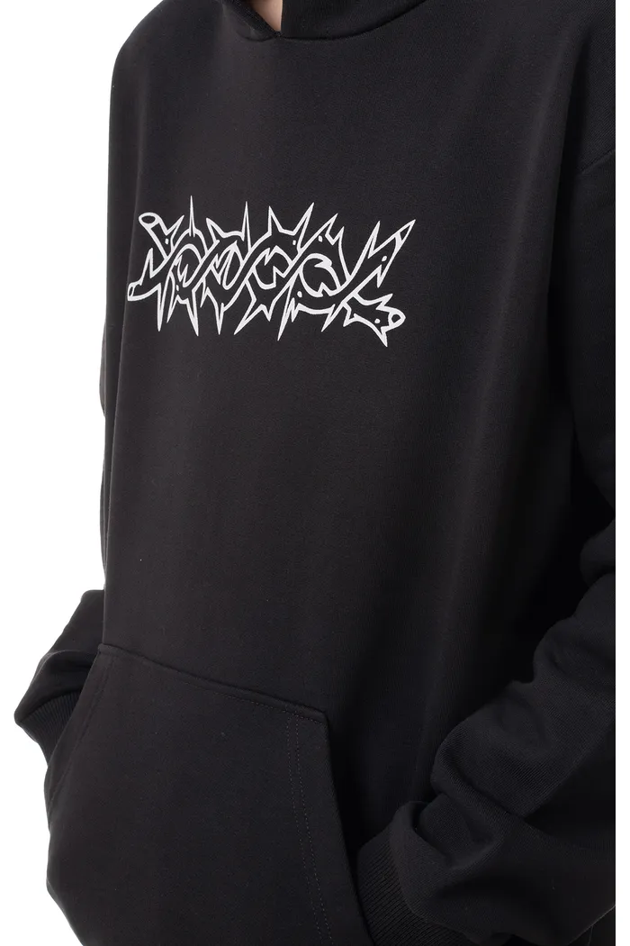 Толстовка с капюшоном 460 Колючка blk man