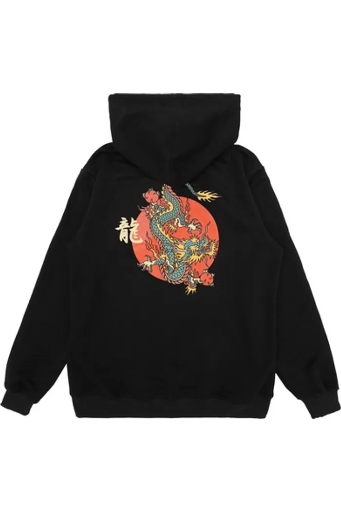 Зип Худи "Дракон", черный