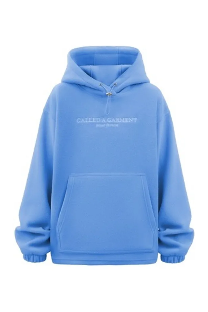 Wrap hoodie, голубой, женский