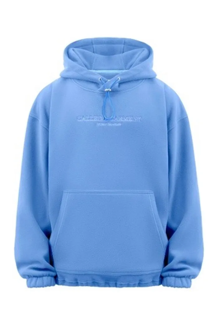 Wrap hoodie, голубой, мужской