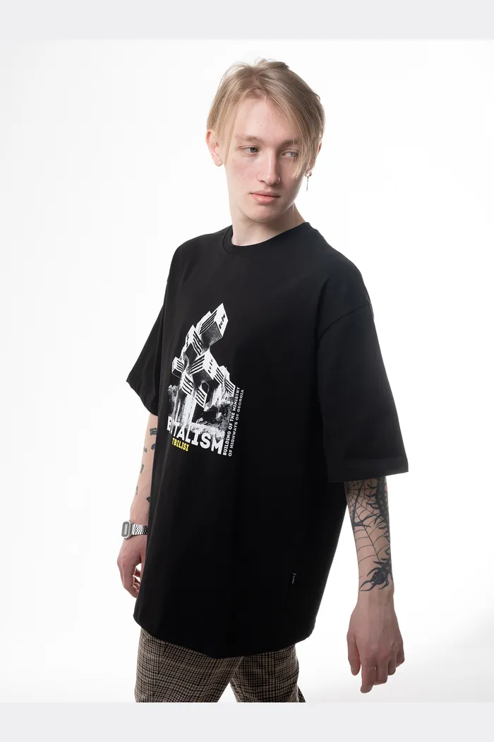 Футболка Брутализм Тбилиси 240 man черная