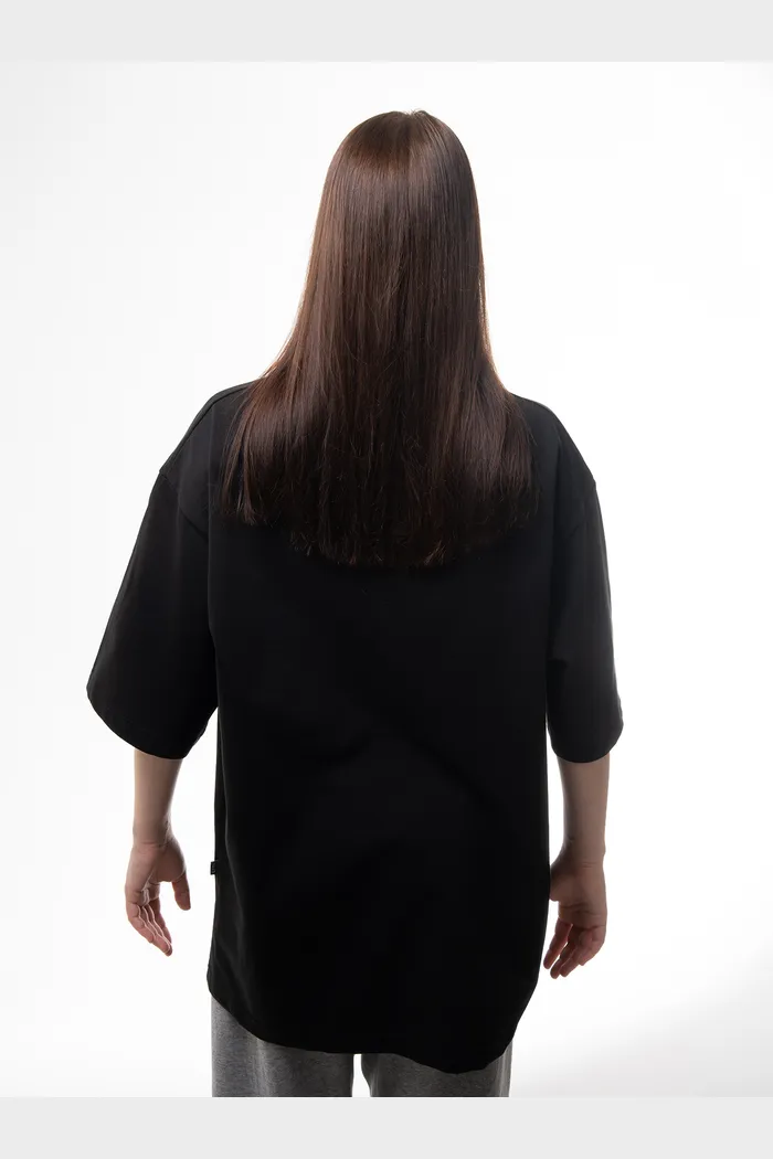 Футболка Брутализм Лого big 240 черная man