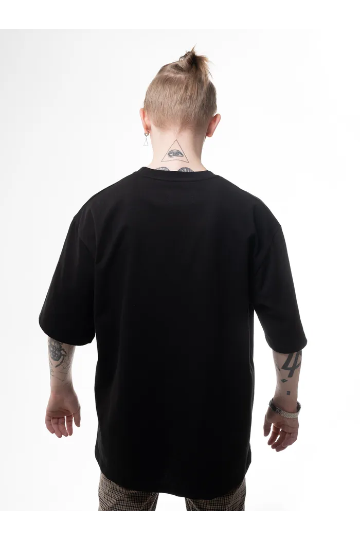Футболка Брутализм Лого big 240 черная man
