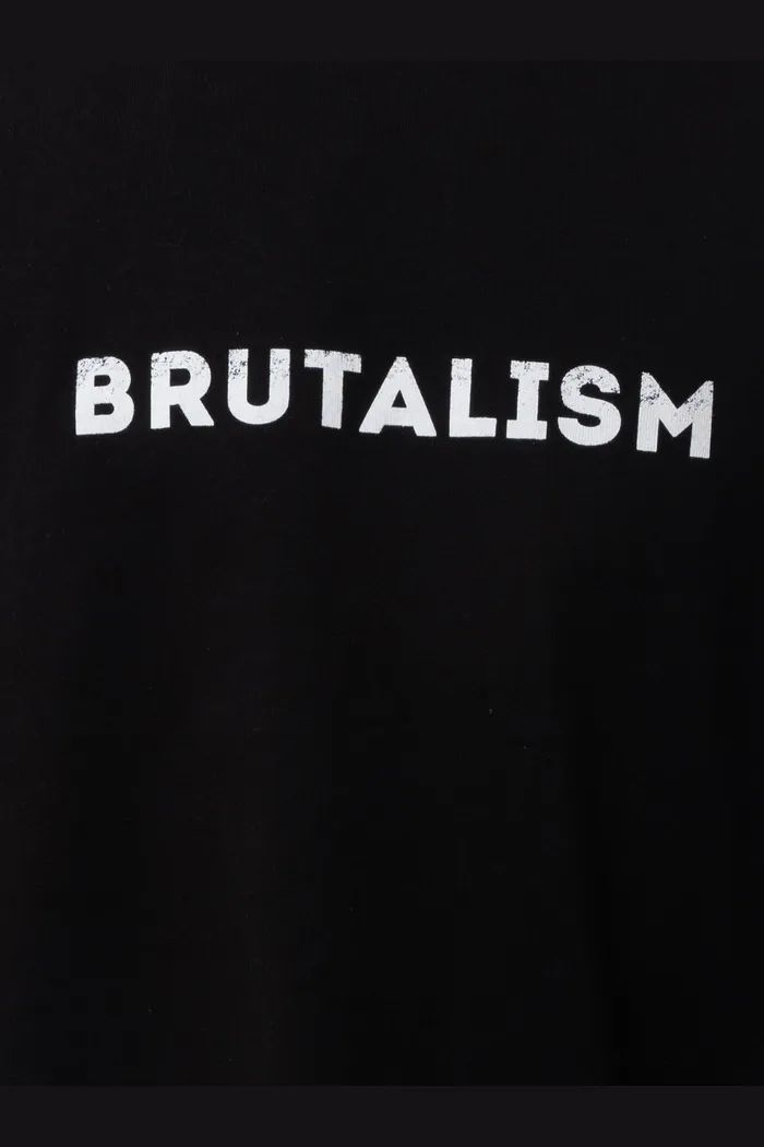 Футболка Брутализм Лого big 240 черная man