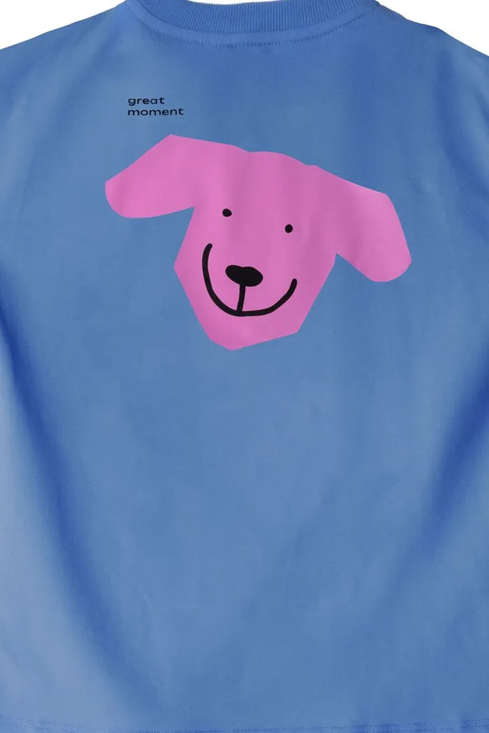 602 Big Dog French Terry blue OS