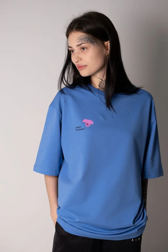 602 Big Dog French Terry blue OS