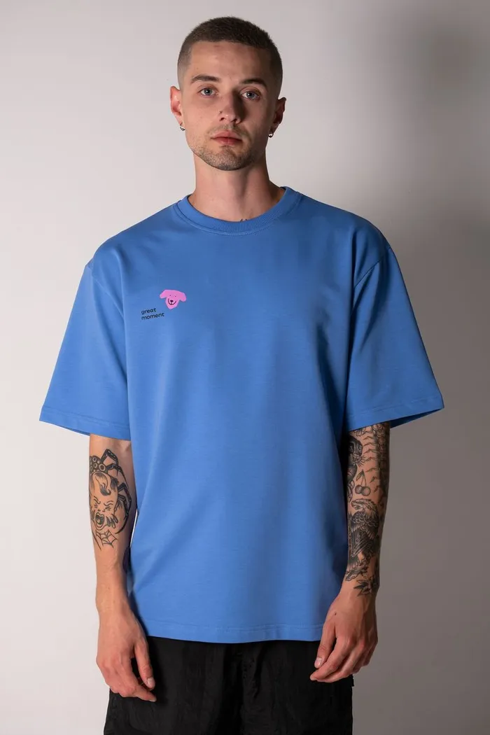 602 Big Dog French Terry blue OS