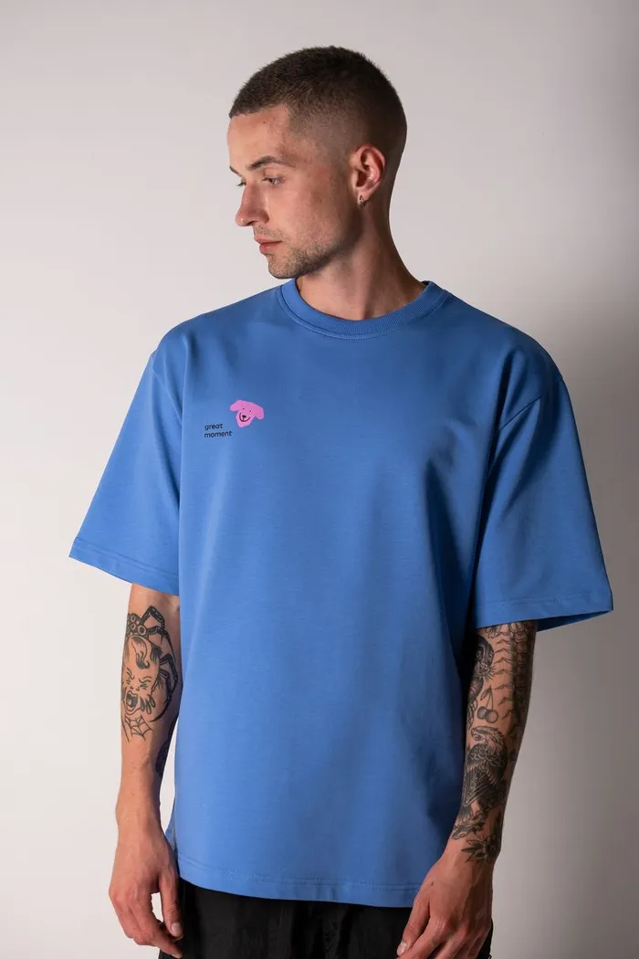 602 Big Dog French Terry blue OS