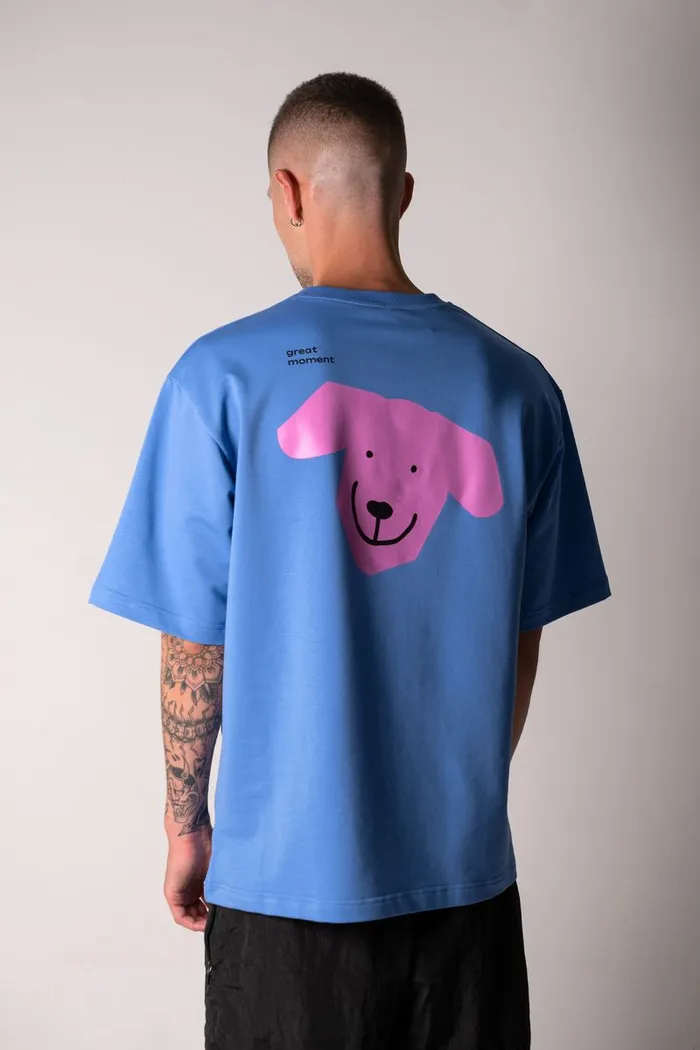 602 Big Dog French Terry blue OS