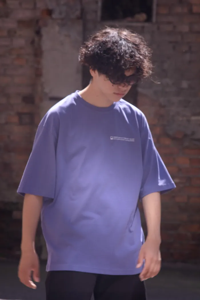 602 Very Peri Text lt.violet футболка OS