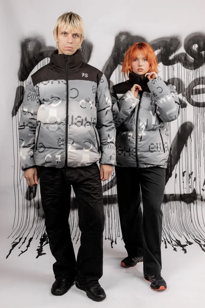 Куртка С7МЬ x Sxema Pattern С7МЬ серая