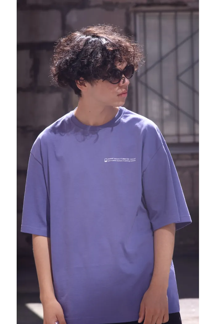 602 Very Peri Text lt.violet футболка OS