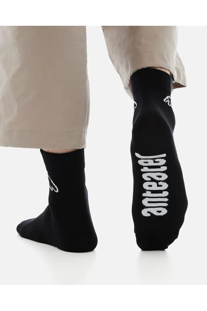 Носки ANTEATER LOW_Socks-Black-Logo черные