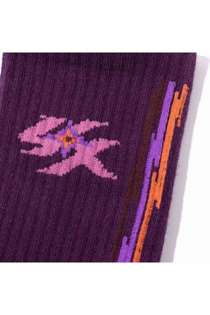 Носки YMKASHIX Star фиолетовые рр.35-40