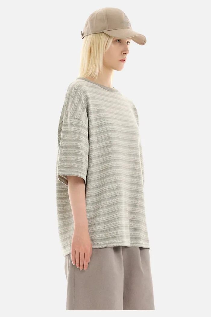 Футболка ISSAYA Rhythm Grey-white/серый-белый