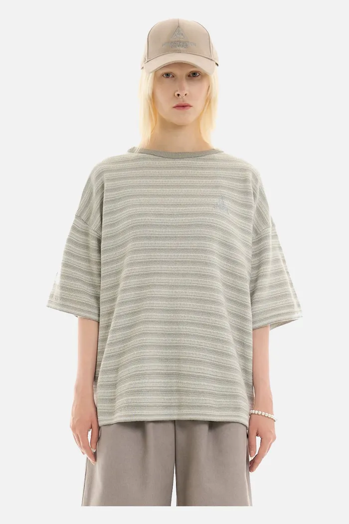 Футболка ISSAYA Rhythm Grey-white/серый-белый