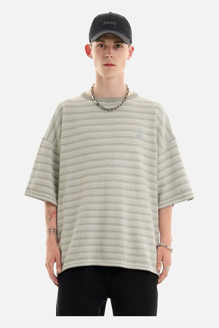 Футболка ISSAYA Rhythm Grey-white/серый-белый