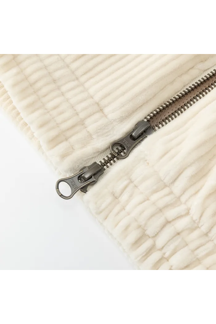 Олимпийка велюровая YMKASHIX stripe track белый