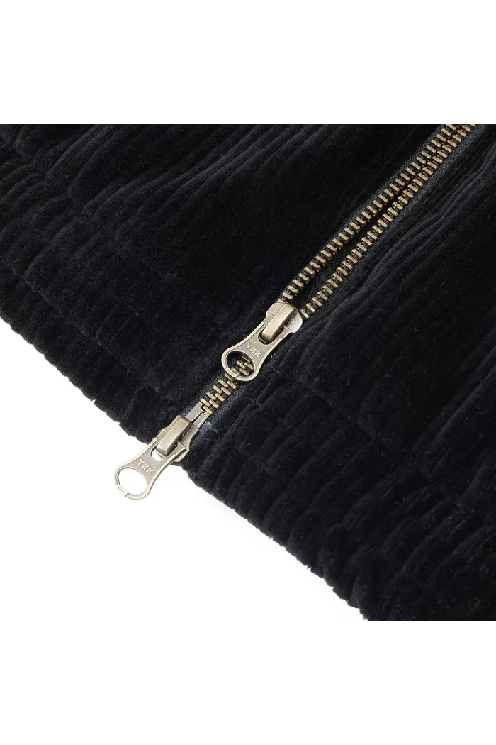 Олимпийка велюровая YMKASHIX stripe track черный