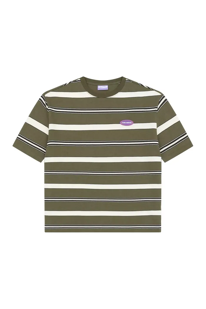 Футболка YMKASHIX Nineties хаки/бежевый