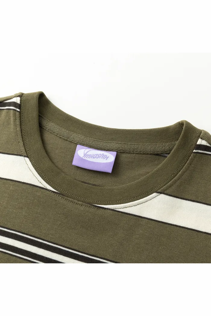 Футболка YMKASHIX Nineties хаки/бежевый