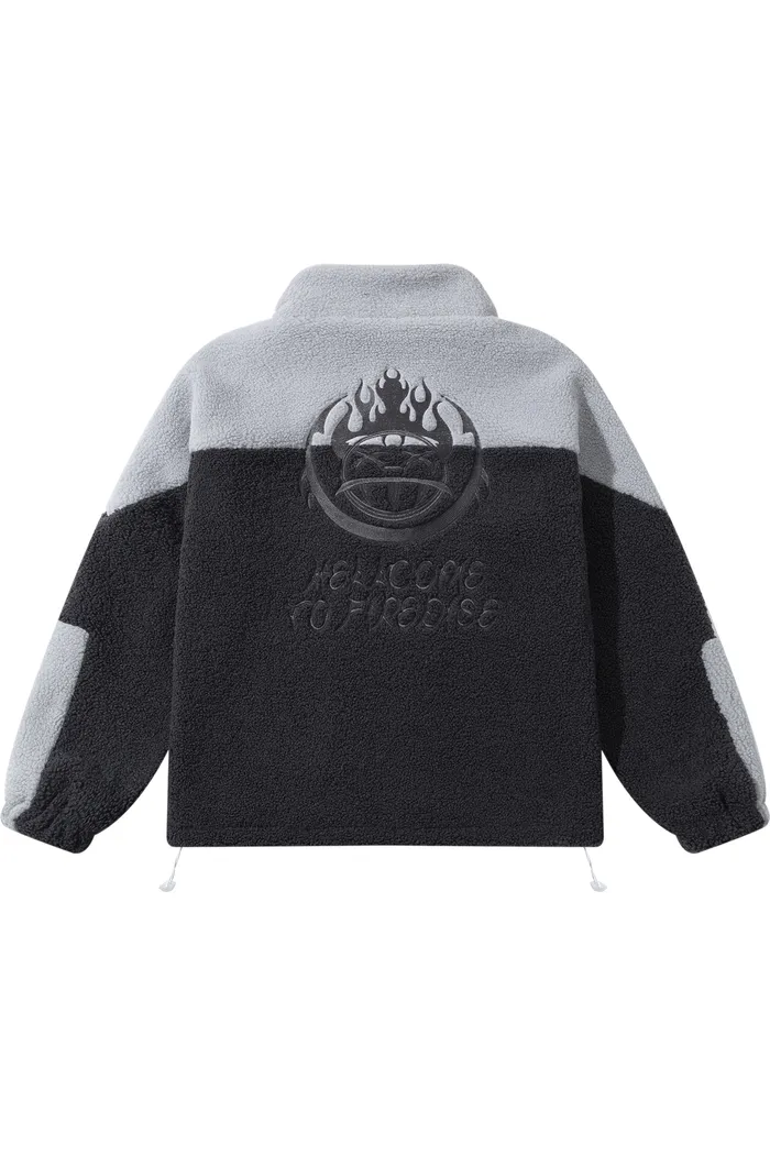 Куртка YMKASHIX Furry Big Logo HTF серая мужская