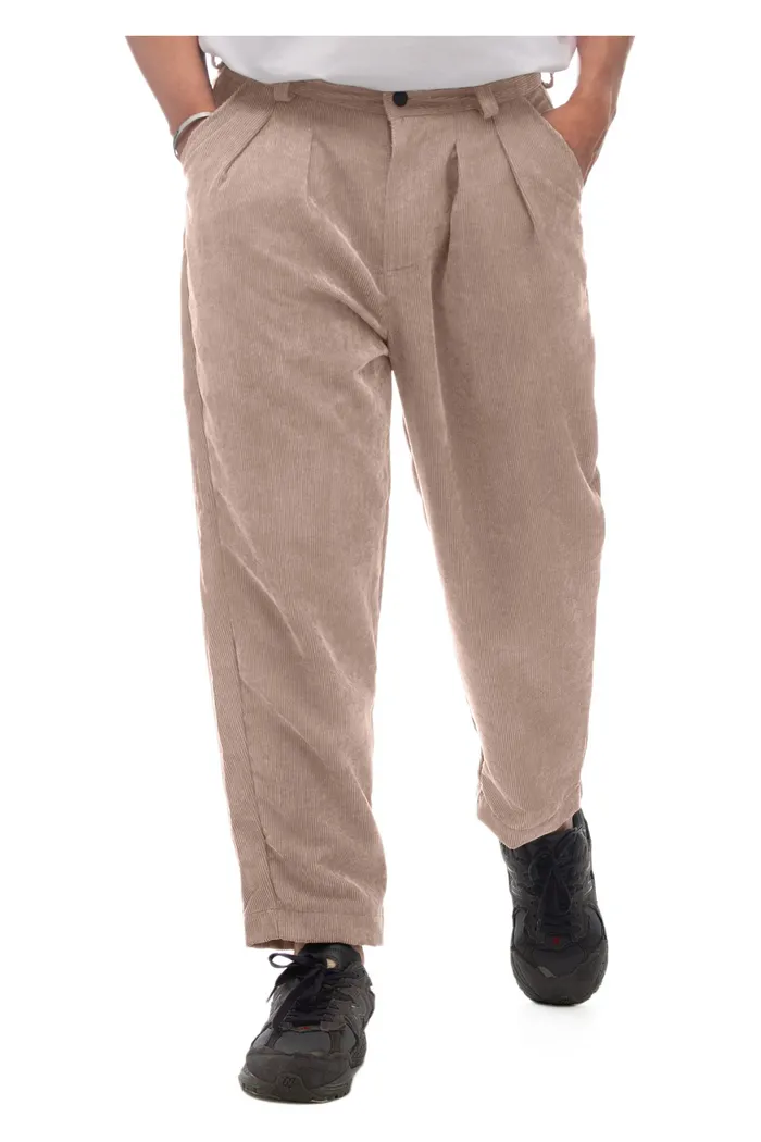 Чиносы ZRD Classic Velvet молочные мужские