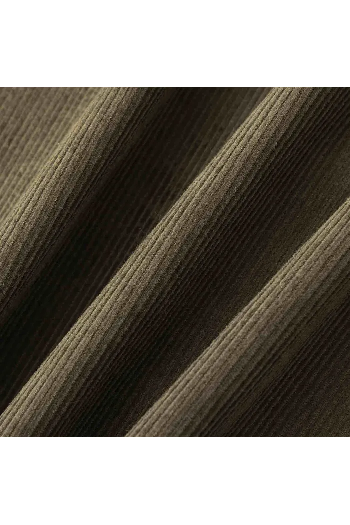 Рубашка YMKASHIX Velvet Button т.олива/графит унисекс