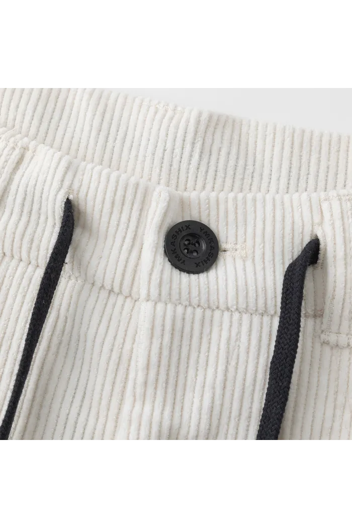 Брюки YMKASHIX velvet two белый