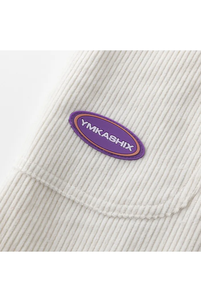 Брюки YMKASHIX velvet two белый