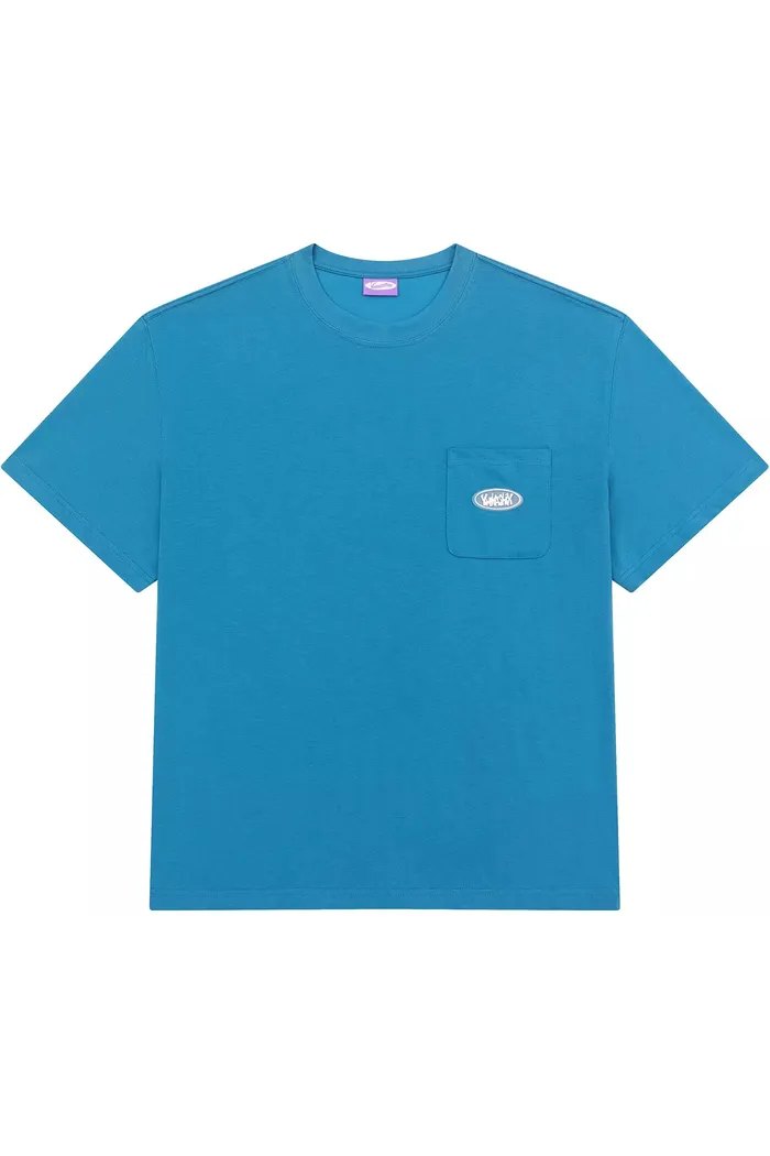 Футболка YMKASHIX Sorona синяя унисекс