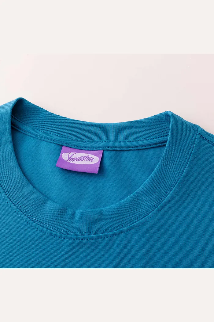 Футболка YMKASHIX Sorona синяя унисекс