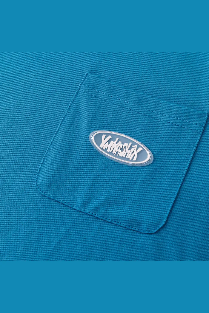 Футболка YMKASHIX Sorona синяя унисекс