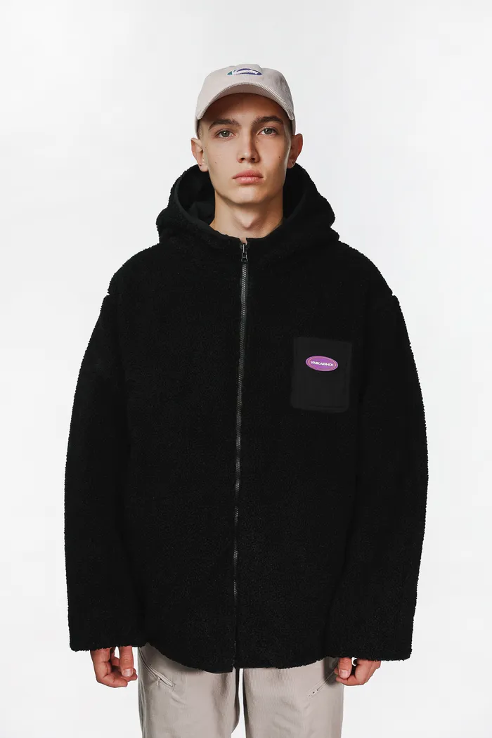 Куртка YMKASHIX двухсторонняя черная мужская