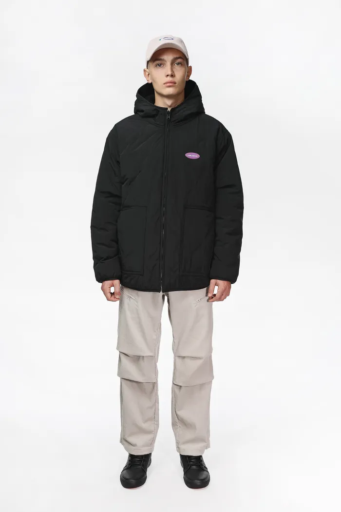 Куртка YMKASHIX двухсторонняя черная мужская