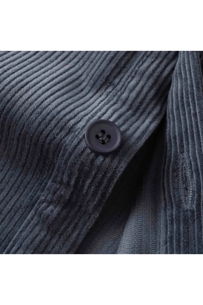 Рубашка YMKASHIX Velvet Button графитовая унисекс