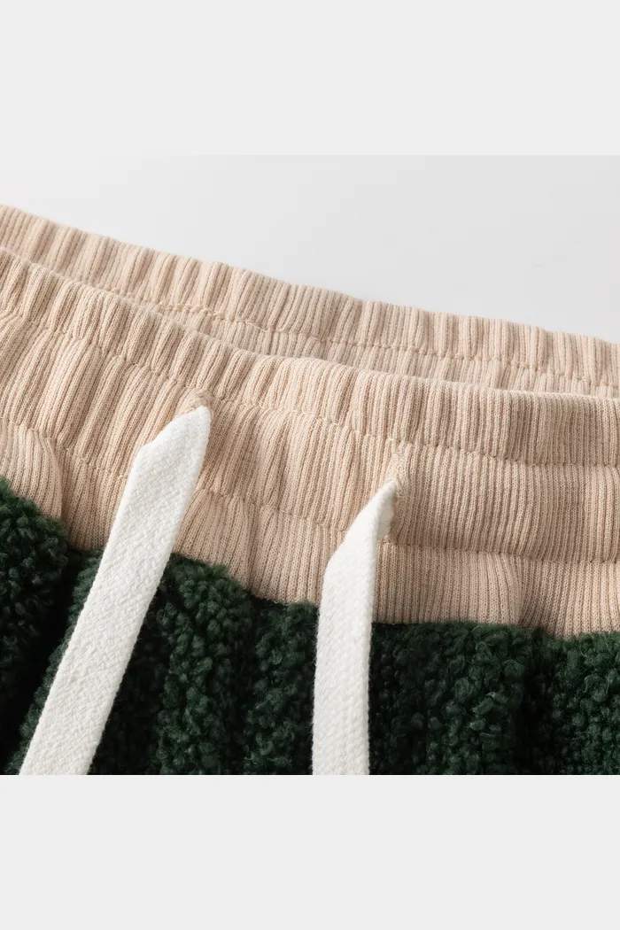 Брюки YMKASHIX Little Lamb зеленый/песочный унисекс