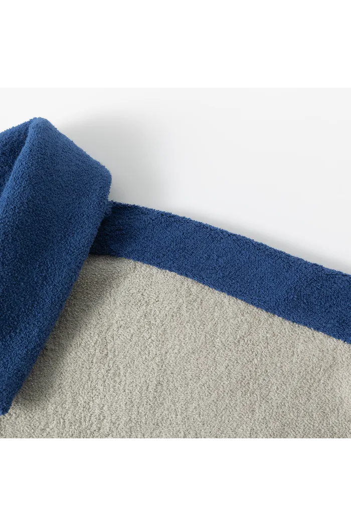 Футболка-поло YMKASHIX color block HTF синий/песочный