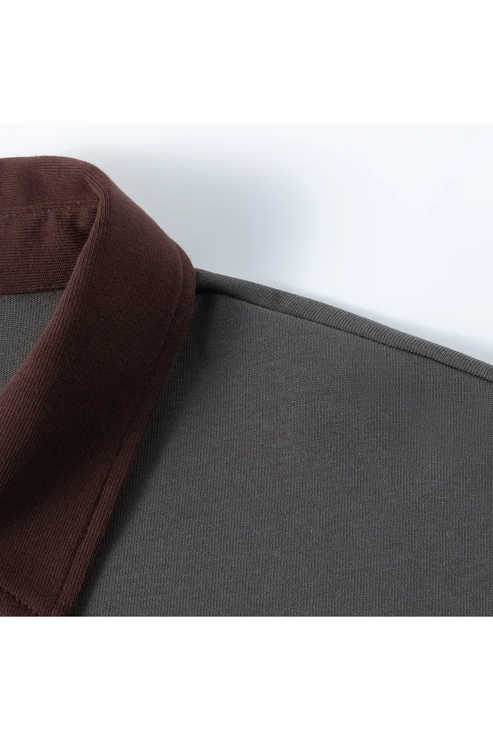 Лонгслив YMKASHIX Rugby т.серый/зеленый