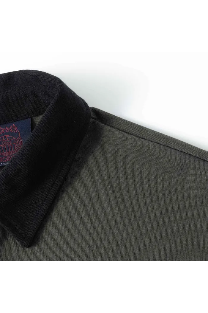 Лонгслив YMKASHIX Rugby графит/черный