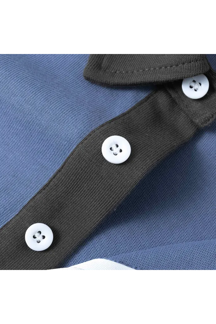 Лонгслив YMKASHIX Rugby пыльно-синий/синий