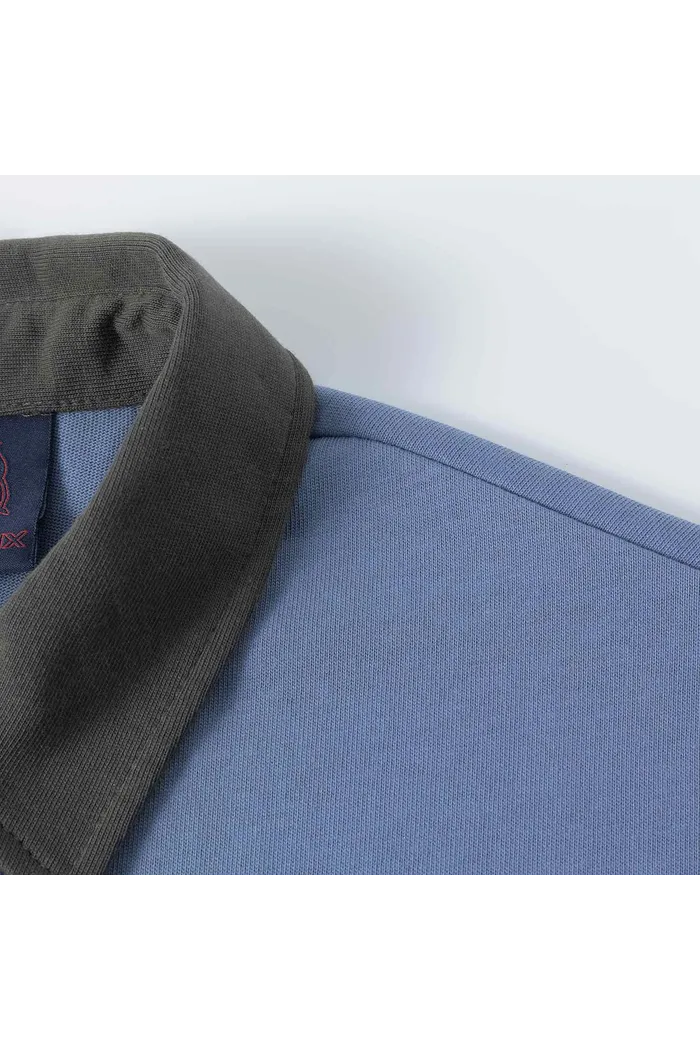 Лонгслив YMKASHIX Rugby пыльно-синий/синий